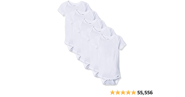 Gerber Baby 5-Pack Solid Onesies Bodysuits