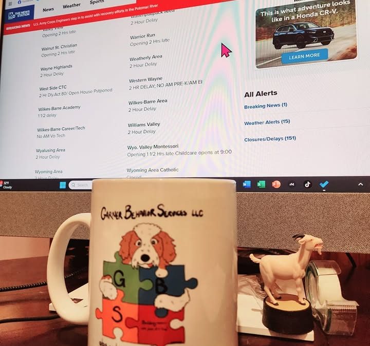 Watching for delays….